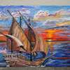 The Voyage - Acrylic Paintings - By Windie Guerrier, Abstracted Realism Painting Artist
