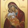 Virgin Mary - Egg Tempera Paintings - By Adamos Adamou, Byzantine Painting Artist