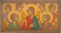 Angels - Acrylic Paintings - By Adamos Adamou, Byzantine Painting Artist