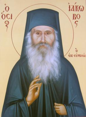 Portraits - Monk Iakovos - Egg Tempera