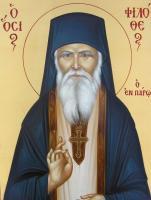 Portraits - Monk Filotheos - Egg Tempera