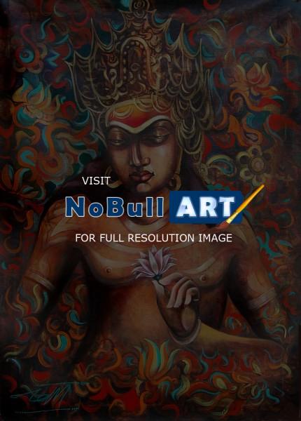 Multiple Collections - Bodhisattava Brajpani - Acrylic On Canvas