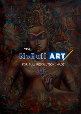 Multiple Collections - Bodhisattava Brajpani - Acrylic On Canvas
