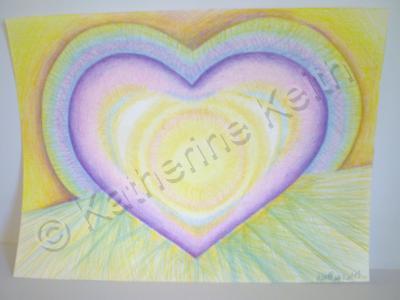 Serenity - Illuminating - Colored Pencil On Paper