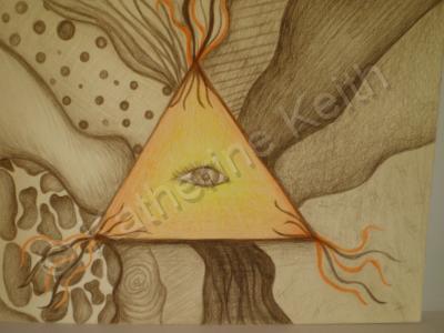 Symbols - Tribal - Colored Pencil On Paper