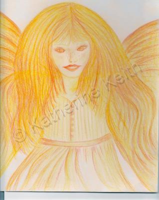 Fairies - Fairy Guide - Colored Pencil On Paper