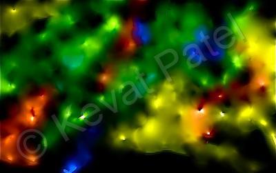 Poetic Images - Colorful Star Exploding - Digital