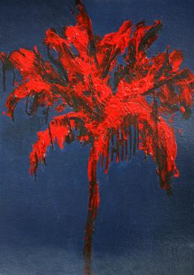 Tree - Tree - Acrylic On Cardboard