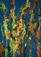 Tree - Acrylic On Cardboard Paintings - By Tufis Daniel, Modern Painting Artist