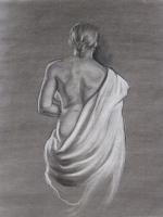 Figure Drawing - Nude 20Min Sketch - Charcoal