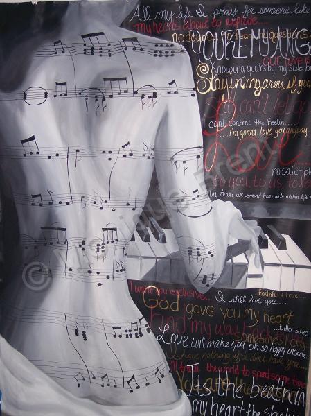 Musical - My Song - Acrylic