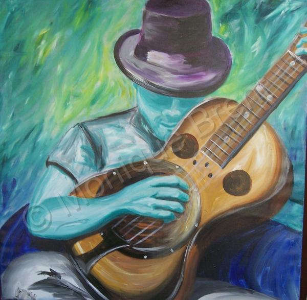 Musical - Playing In The Shadows - Acrylic