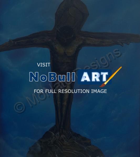 Art By Nathaniel B Dunson - Crucifix - Oil On Canvas