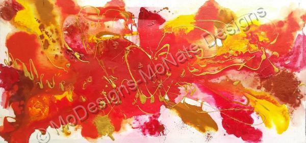 Abstracts - On Fire - Acrylic