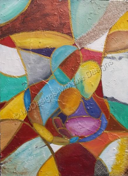 Inspirational - Quilted In Love - Mixed Media