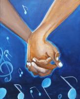 Forever Love - Acrylic Paintings - By Monique And Nate Dunson, Figuritive Painting Artist