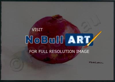 Fruits - Pomegranate - Watercolor