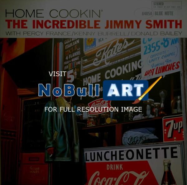 Blue Note - Jimmy Smith Home Cookin - Oil On Canvas
