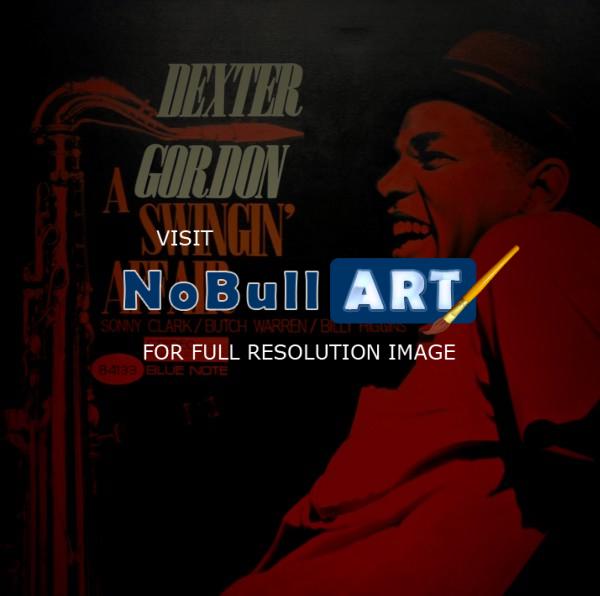 Blue Note - Dexter Gordon A Swingin Affair - Oil On Canvas