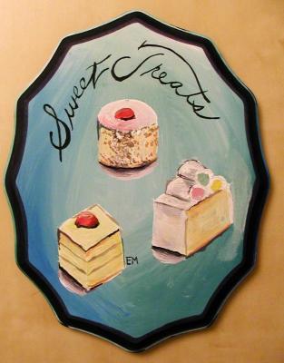 Still Life - Sweet Treats - Acrylic On Wood