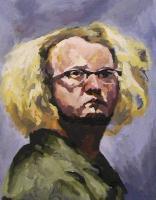 Portraits - Mr Falcon - Acrylic On Canvas