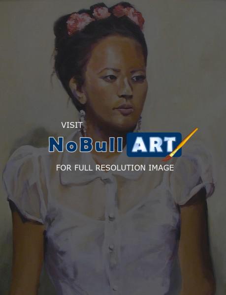 Portraits - Ms Tang - Acrylic On Canvas
