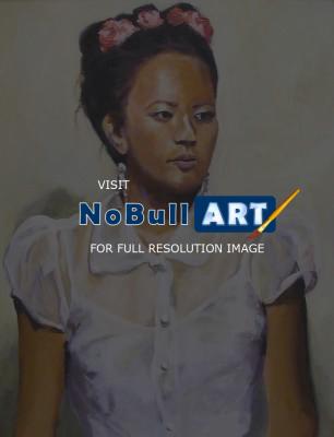 Portraits - Ms Tang - Acrylic On Canvas