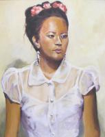 Portraits - Ms Tang - Acrylic On Canvas