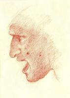 Portraits - Davinci Study 1 - Pencil On Paper