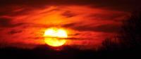 Sunsets - Fire In The Kansas Sky - Digital Photography By Micah