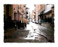 The Alley 4 - Artists Giclee Digital - By Brenda Leedy, Representational Digital Artist