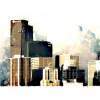 Denver Skyline - Artists Giclee Digital - By Brenda Leedy, Representational Digital Artist
