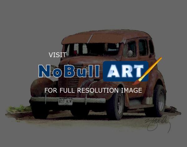 Cars - Rusty - Artists Giclee