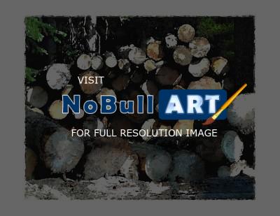 Representational - The Wood Pile - Artists Giclee
