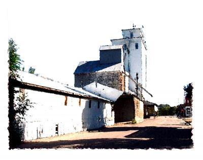 Representational - Old Grain Elevator - Artists Giclee