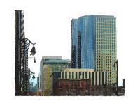 Downtown Denver - Artists Giclee Digital - By Brenda Leedy, Representational Digital Artist