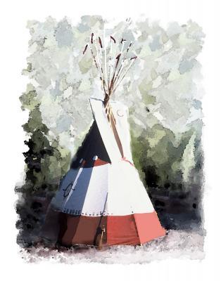 Representational - The Teepee - Artists Giclee