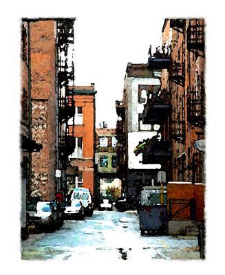 Urban - The Alley2 - Artists Giclee