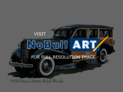 Cars - 1938 Buick Woody - Artists Giclee