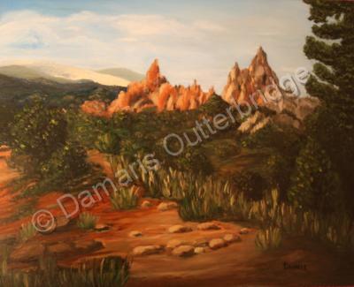 Landscape - Rocky Mountains - Colorado - Oil On Canvas