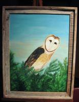 Birds - Pine Heart - Acrylic On Canvas