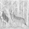 Wolves - Black And White Drawings - By Hannah Tropkoff, Using Pencils Drawing Artist