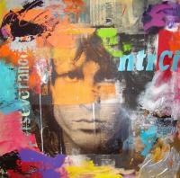 Jim Morrison - Mixed Media Mixed Media - By Claus Costa, Pop Art Mixed Media Artist