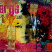 Brigitte Bardot - Mixed Media Mixed Media - By Claus Costa, Pop Art Mixed Media Artist