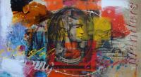 American Express - Mixed Media Mixed Media - By Claus Costa, Pop Art Mixed Media Artist