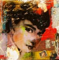 Audrey Hepburn - Other Mixed Media - By Claus Costa, Pop Art Mixed Media Artist