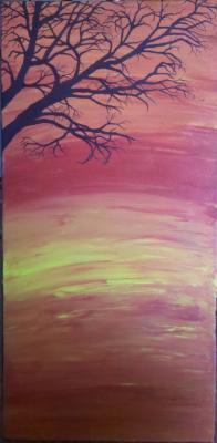 Codarsnacht - Fire Sunset - Acrylic