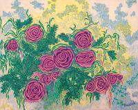 Contemporary Art Decorative Ar - Rose Art Roses Contemporary Art Decorative Art Prints - Fine Art Prints From Original