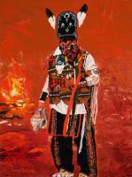 Matachines - December 24Th - Oil On Linen