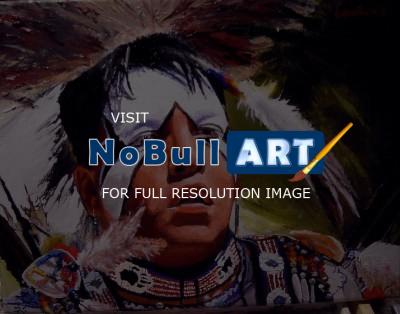 American Indian Portraits - Kansas Potowatome - Oil On Linen